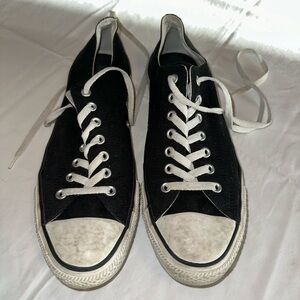 Converse All Star 103053F Unisex Low Top Black Men's Sz 11 US